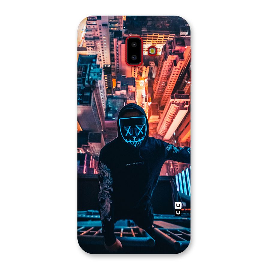 Mask Guy Climbing Building Back Case for Galaxy J6 Plus