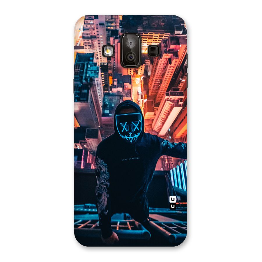 Mask Guy Climbing Building Back Case for Galaxy J7 Duo