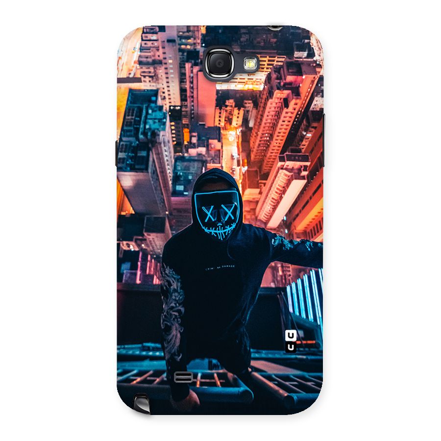 Mask Guy Climbing Building Back Case for Galaxy Note 2