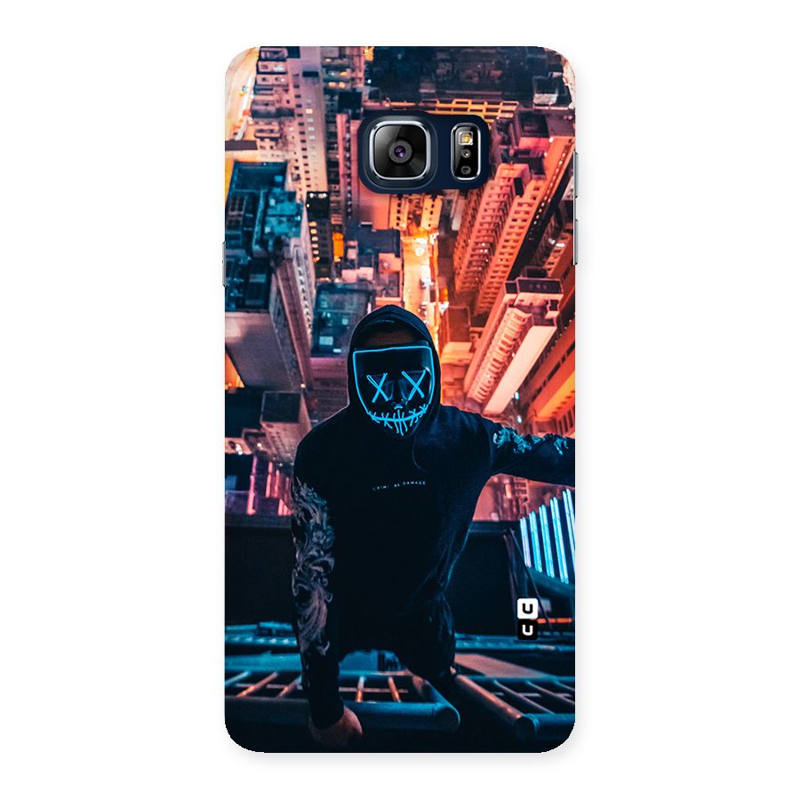 Mask Guy Climbing Building Back Case for Galaxy Note 5