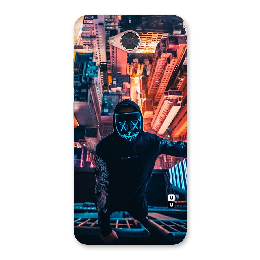 Mask Guy Climbing Building Back Case for Gionee S6 Pro