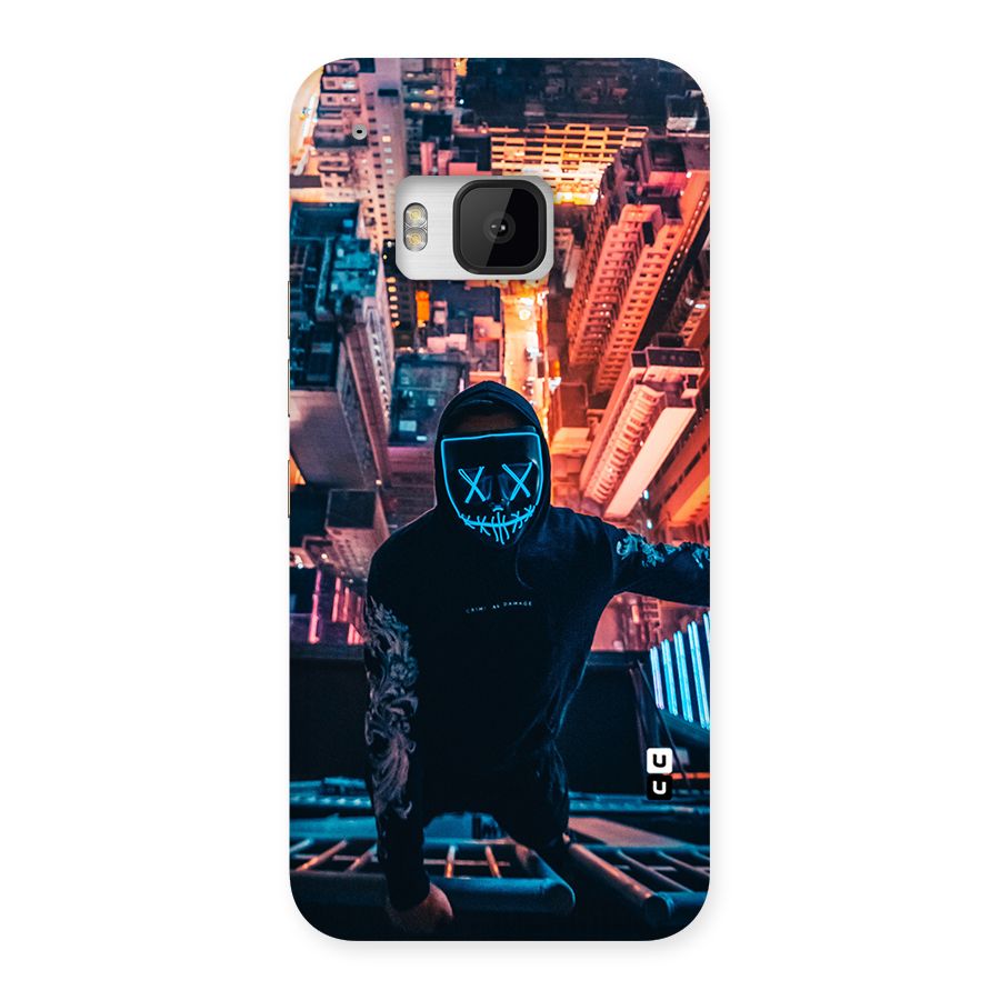 Mask Guy Climbing Building Back Case for HTC One M9