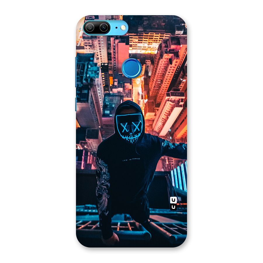 Mask Guy Climbing Building Back Case for Honor 9 Lite