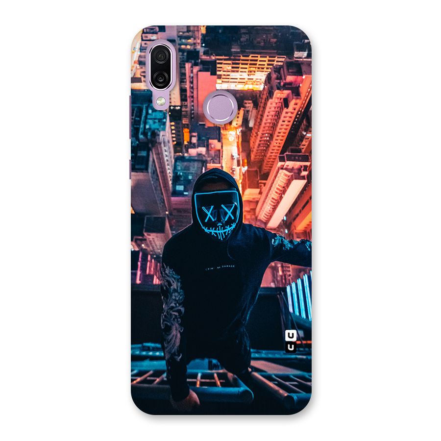 Mask Guy Climbing Building Back Case for Honor Play