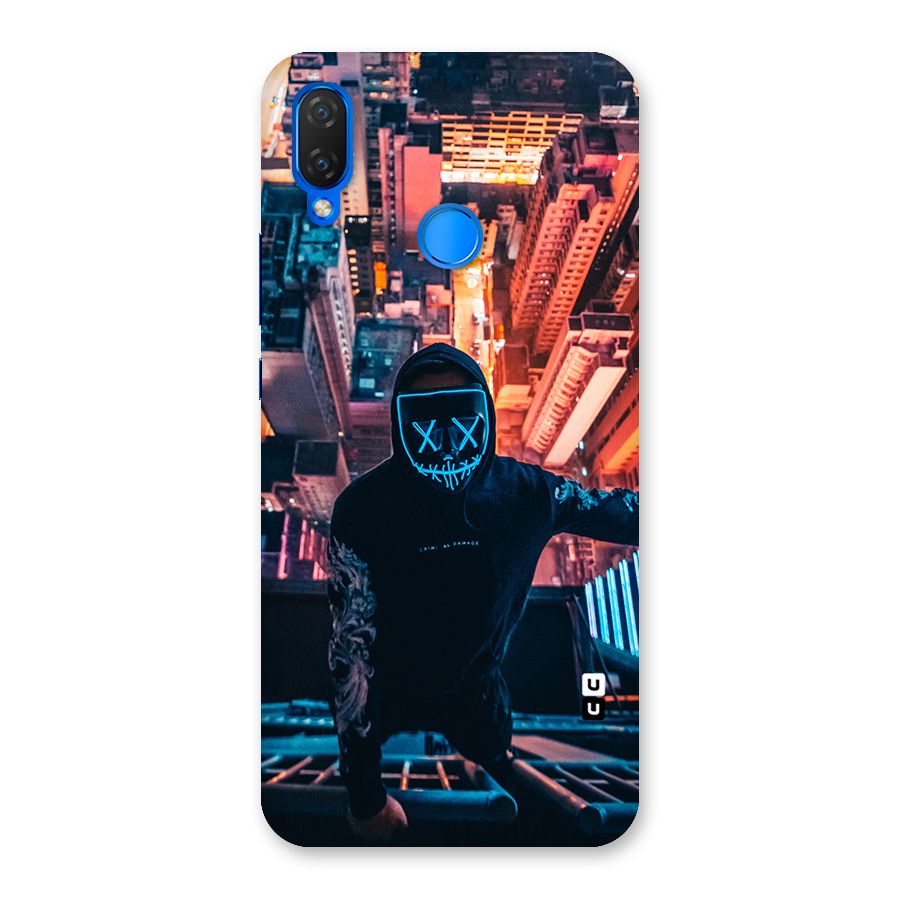 Mask Guy Climbing Building Back Case for Huawei P Smart+