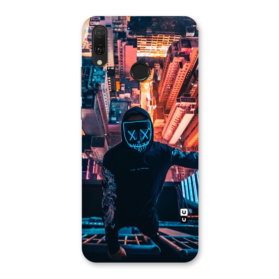 Mask Guy Climbing Building Back Case for Huawei Y9 (2019)