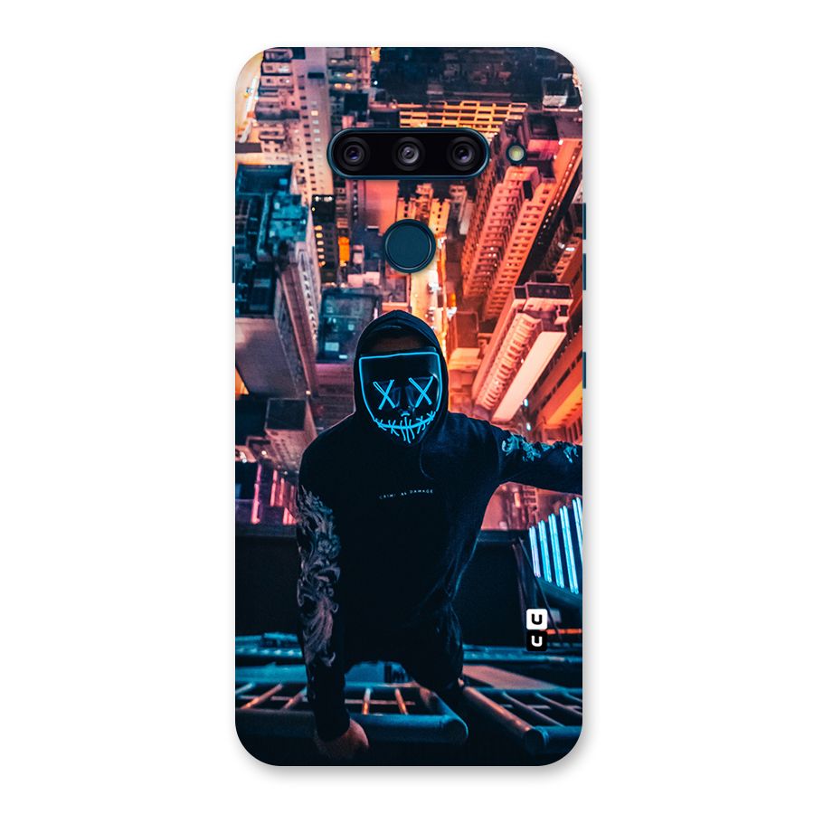 Mask Guy Climbing Building Back Case for LG  V40 ThinQ