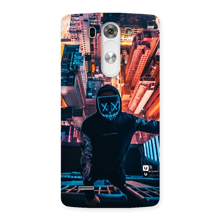Mask Guy Climbing Building Back Case for LG G3 Beat