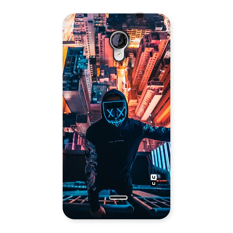 Mask Guy Climbing Building Back Case for Micromax Unite 2 A106