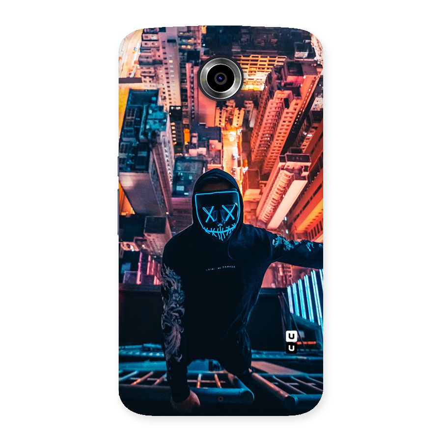 Mask Guy Climbing Building Back Case for Nexsus 6