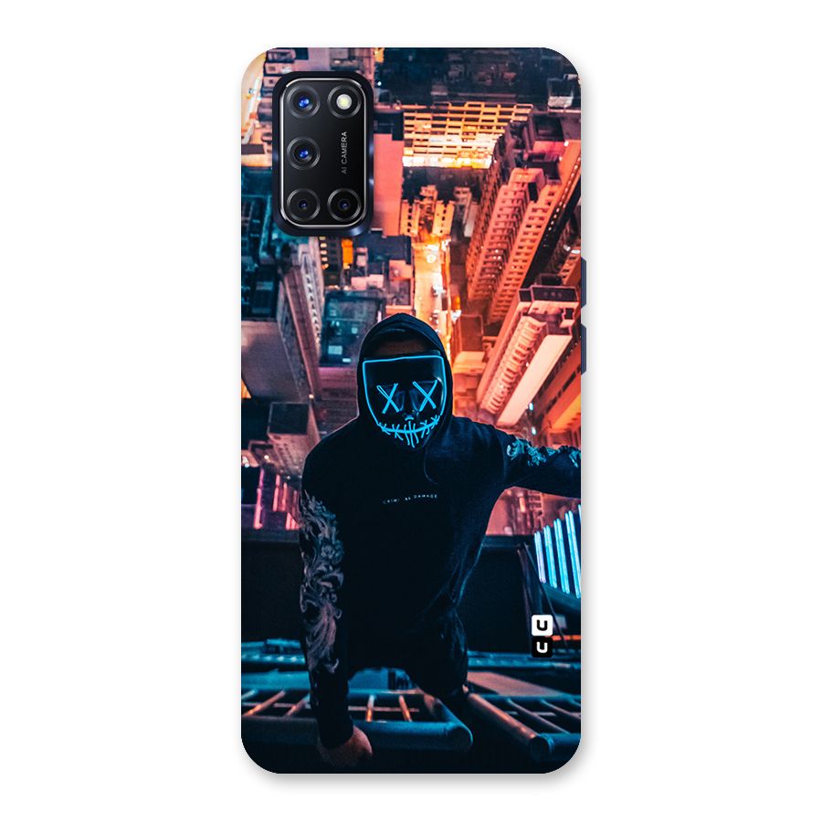 Mask Guy Climbing Building Back Case for Oppo A52