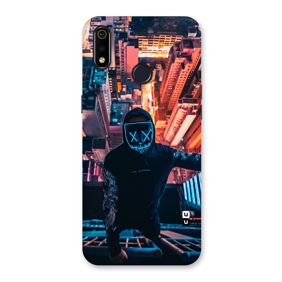 Mask Guy Climbing Building Back Case for Realme 3i