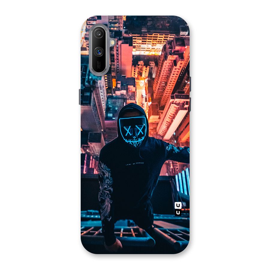 Mask Guy Climbing Building Back Case for Realme C3