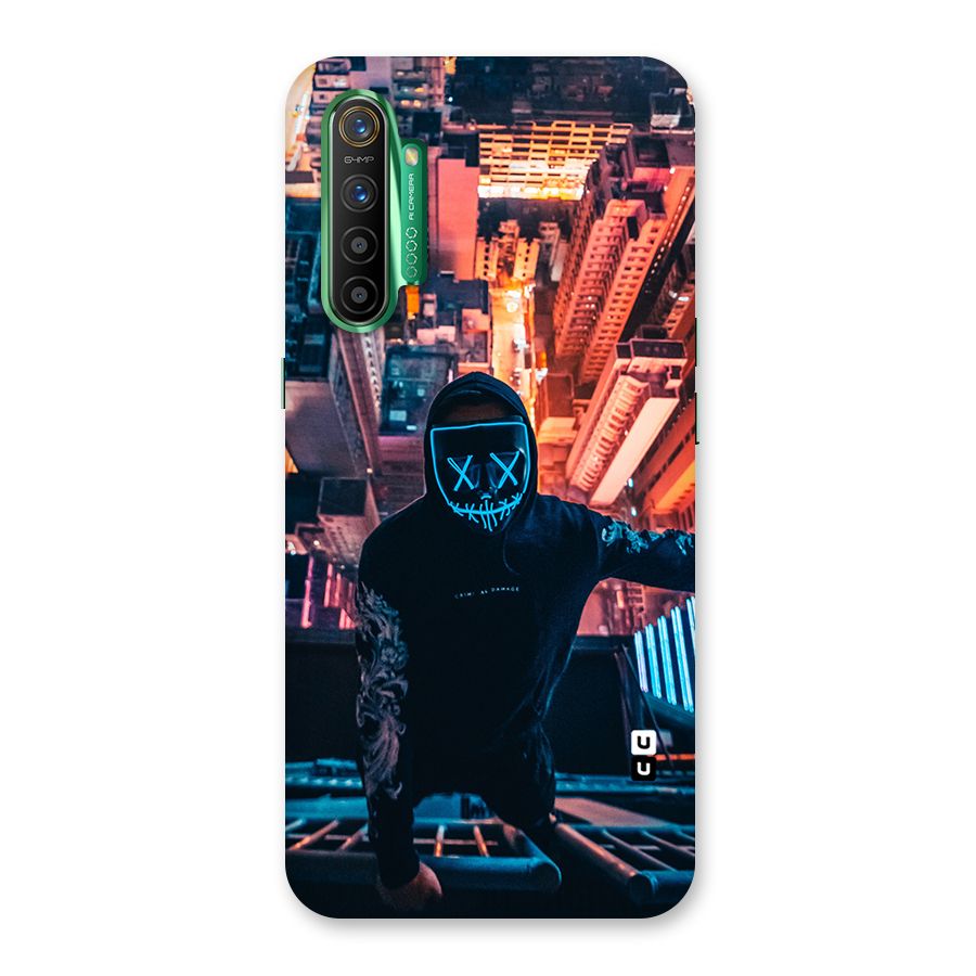 Mask Guy Climbing Building Back Case for Realme X2