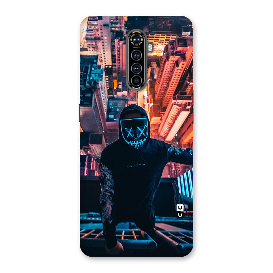 Mask Guy Climbing Building Back Case for Realme X2 Pro
