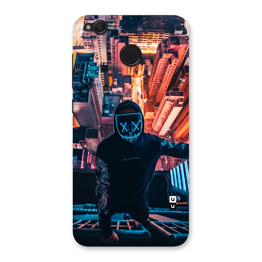 Mask Guy Climbing Building Back Case for Redmi 4