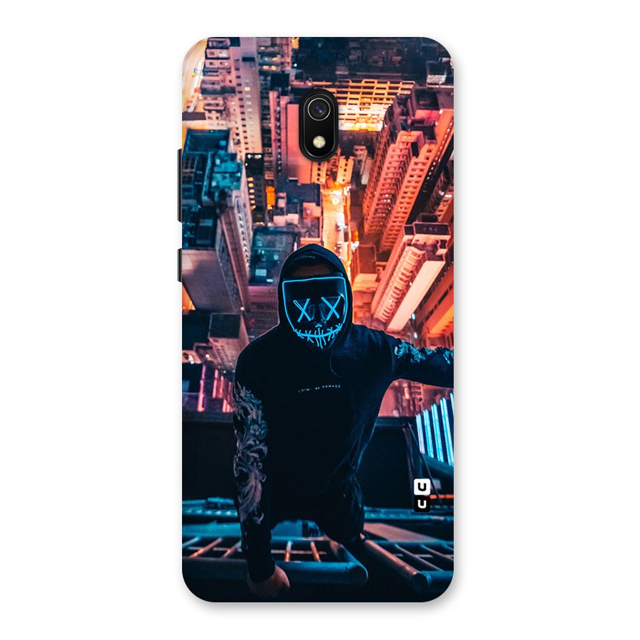Mask Guy Climbing Building Back Case for Redmi 8A
