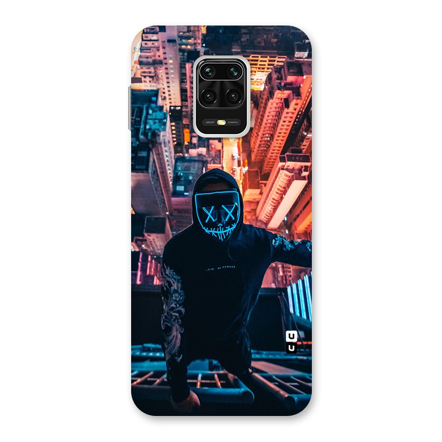 Mask Guy Climbing Building Back Case for Redmi Note 9 Pro