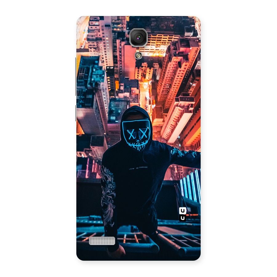 Mask Guy Climbing Building Back Case for Redmi Note Prime