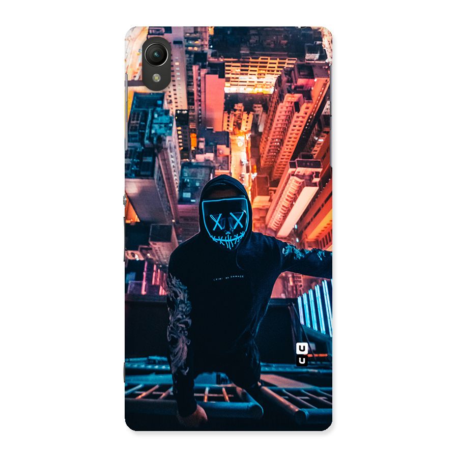 Mask Guy Climbing Building Back Case for Sony Xperia Z2