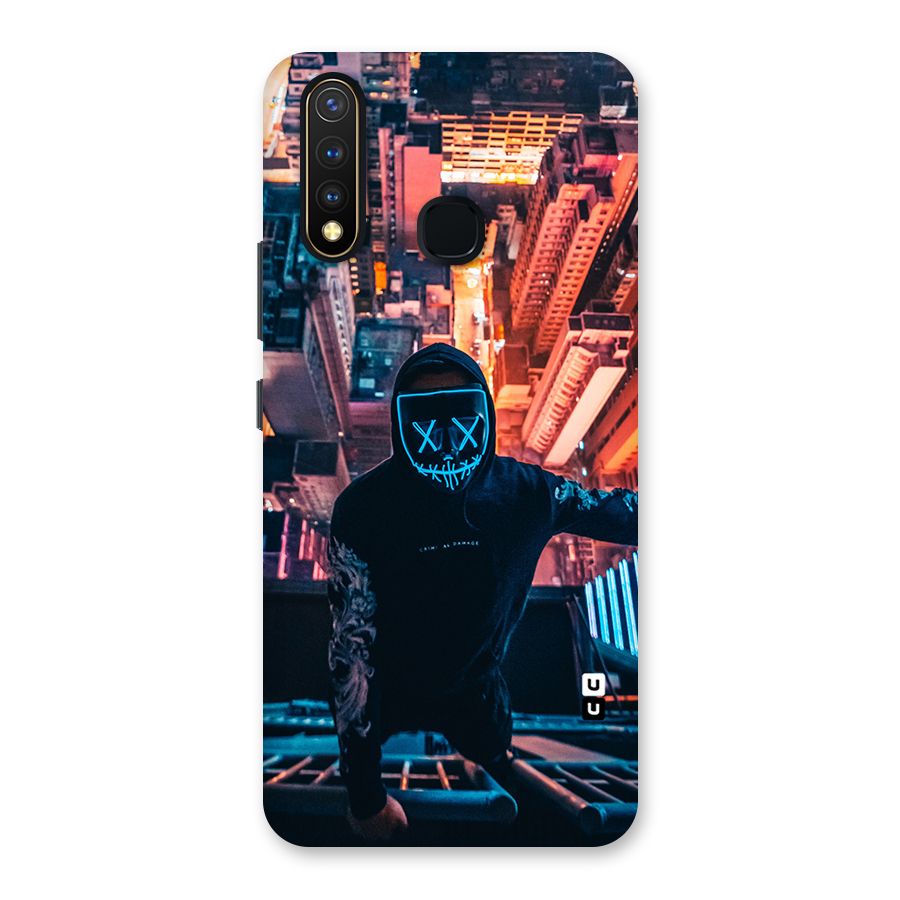 Mask Guy Climbing Building Back Case for Vivo U20