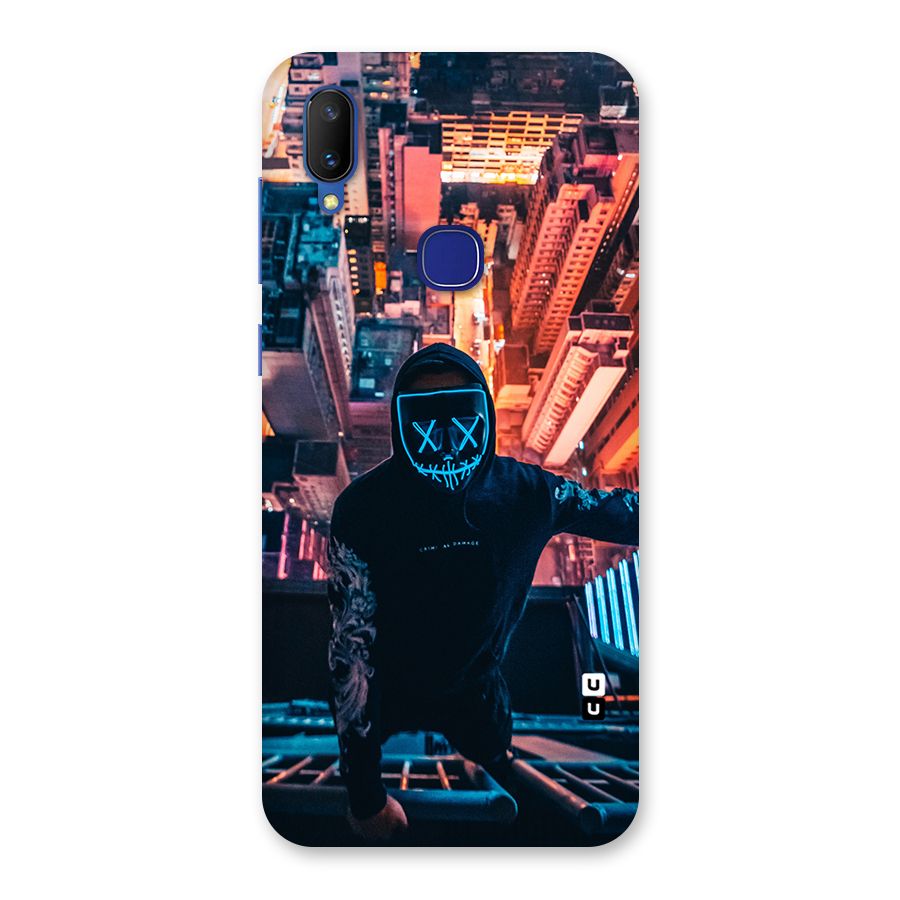 Mask Guy Climbing Building Back Case for Vivo V11