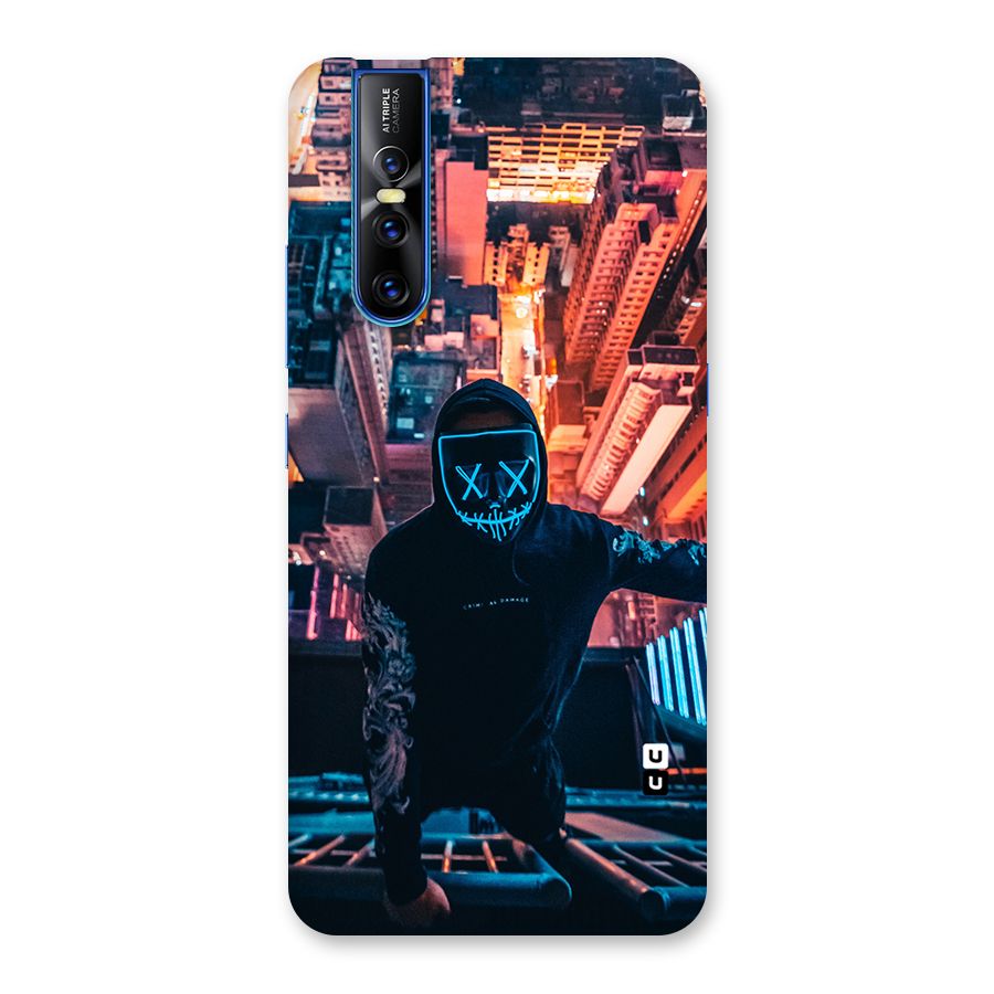 Mask Guy Climbing Building Back Case for Vivo V15 Pro