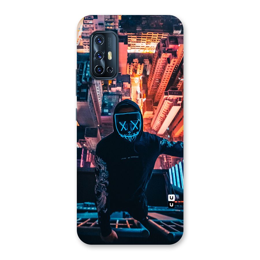 Mask Guy Climbing Building Back Case for Vivo V17