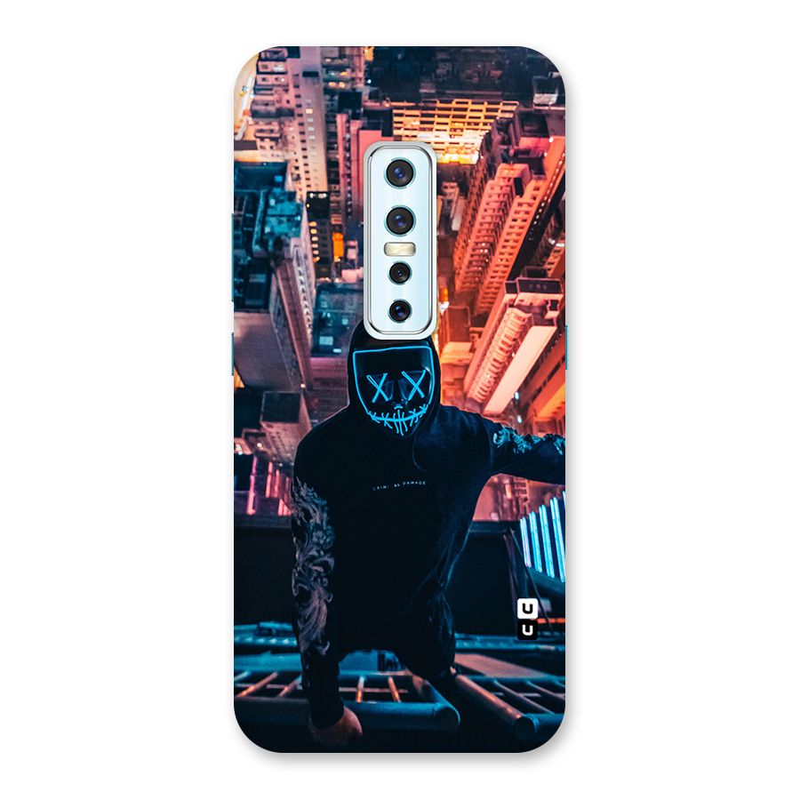 Mask Guy Climbing Building Back Case for Vivo V17 Pro
