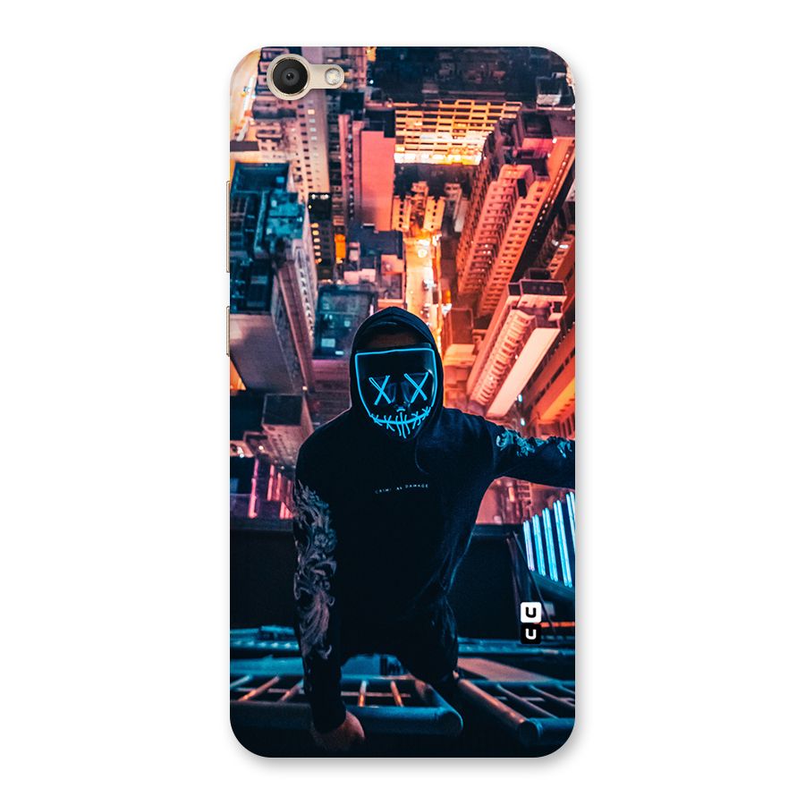 Mask Guy Climbing Building Back Case for Vivo V5