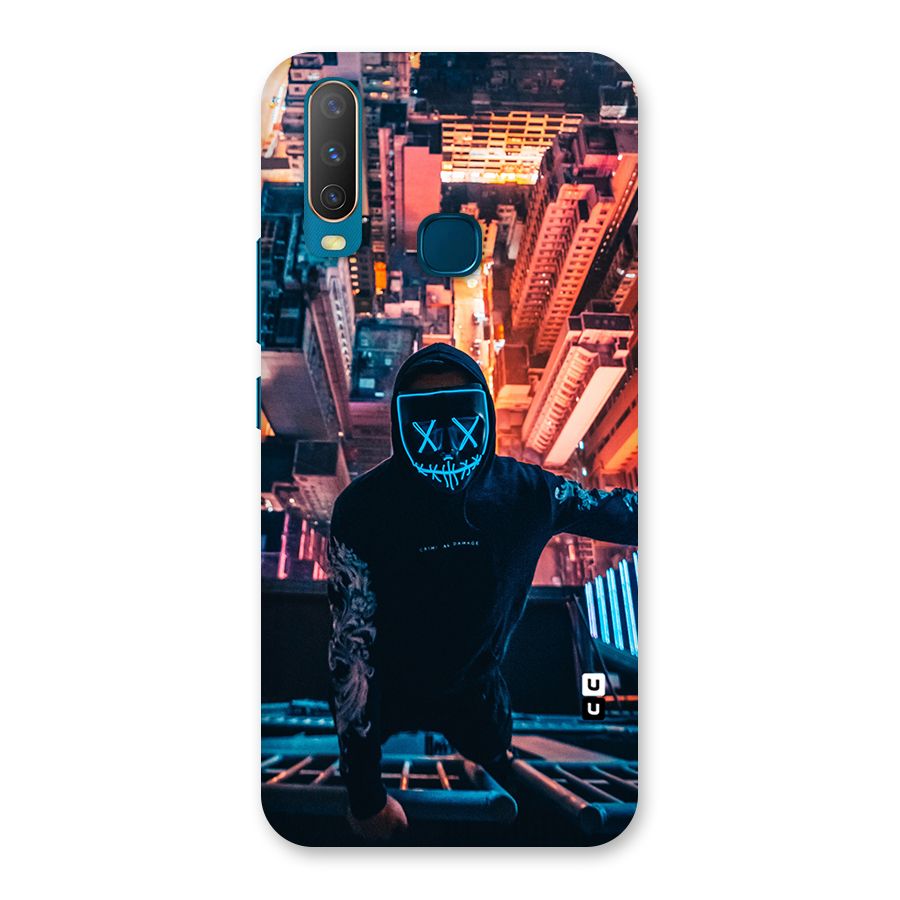 Mask Guy Climbing Building Back Case for Vivo Y12