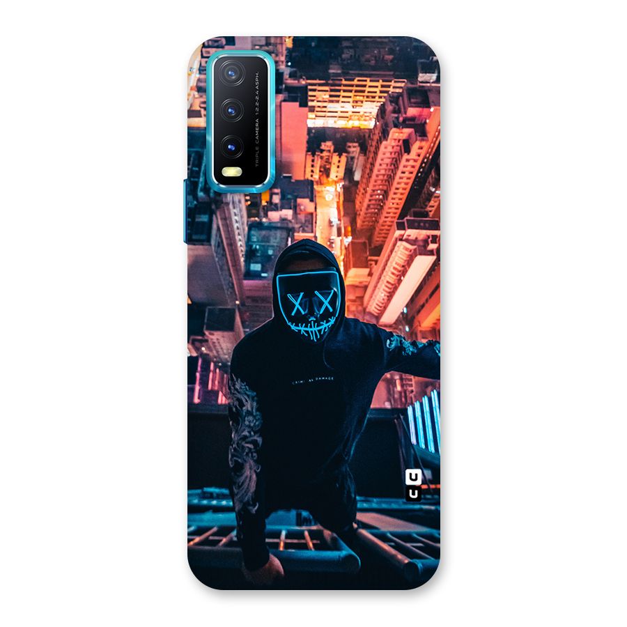 Mask Guy Climbing Building Back Case for Vivo Y20