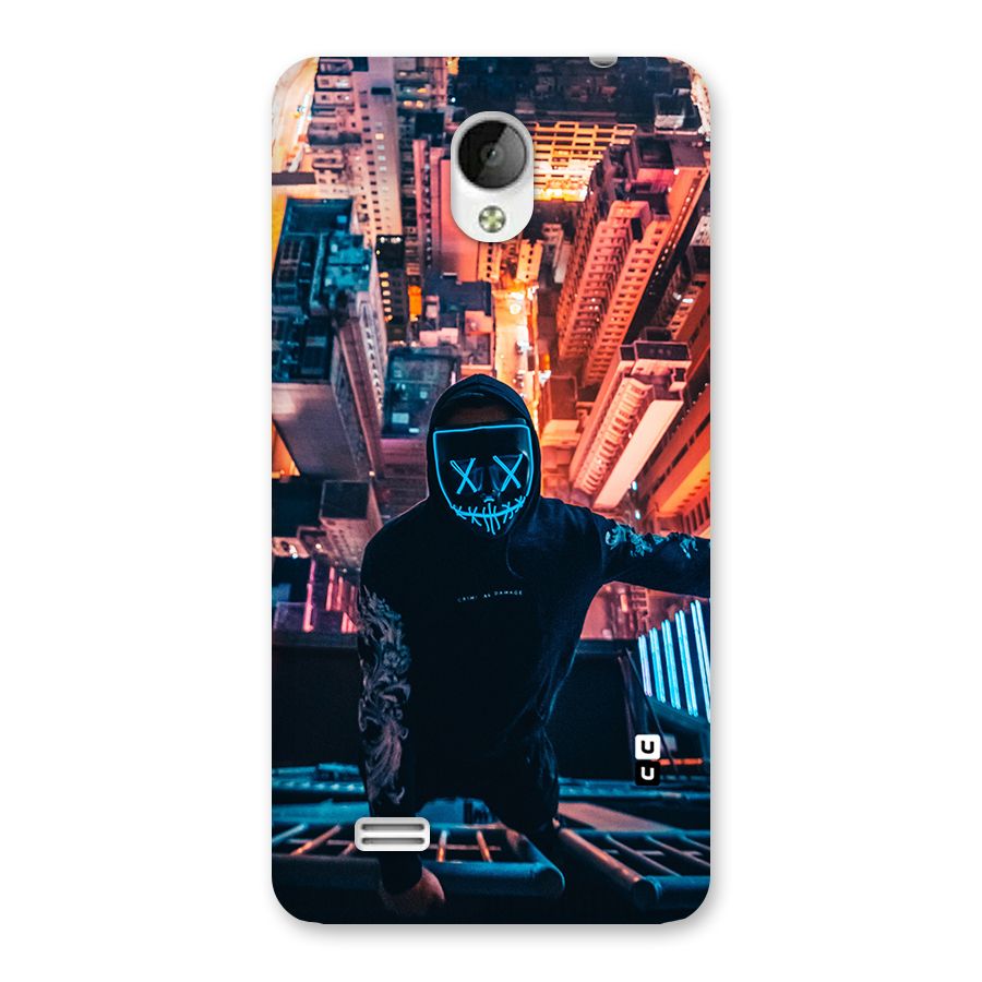 Mask Guy Climbing Building Back Case for Vivo Y21