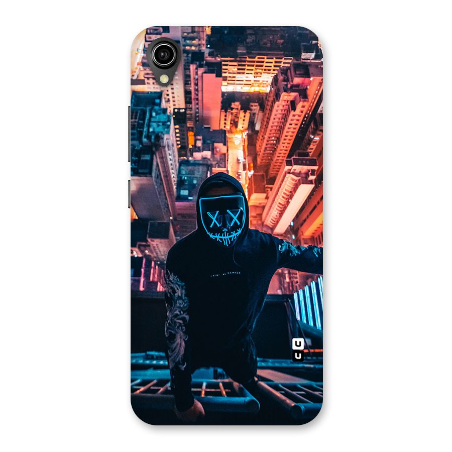 Mask Guy Climbing Building Back Case for Vivo Y90