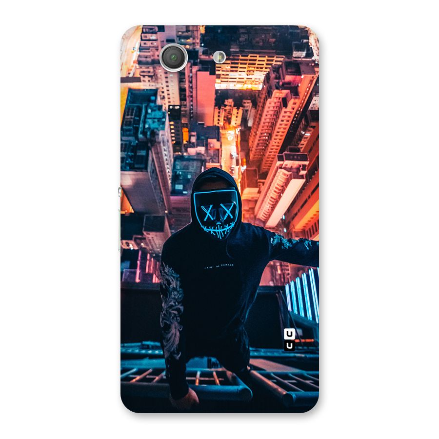 Mask Guy Climbing Building Back Case for Xperia Z3 Compact