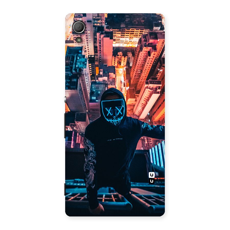 Mask Guy Climbing Building Back Case for Xperia Z3 Plus