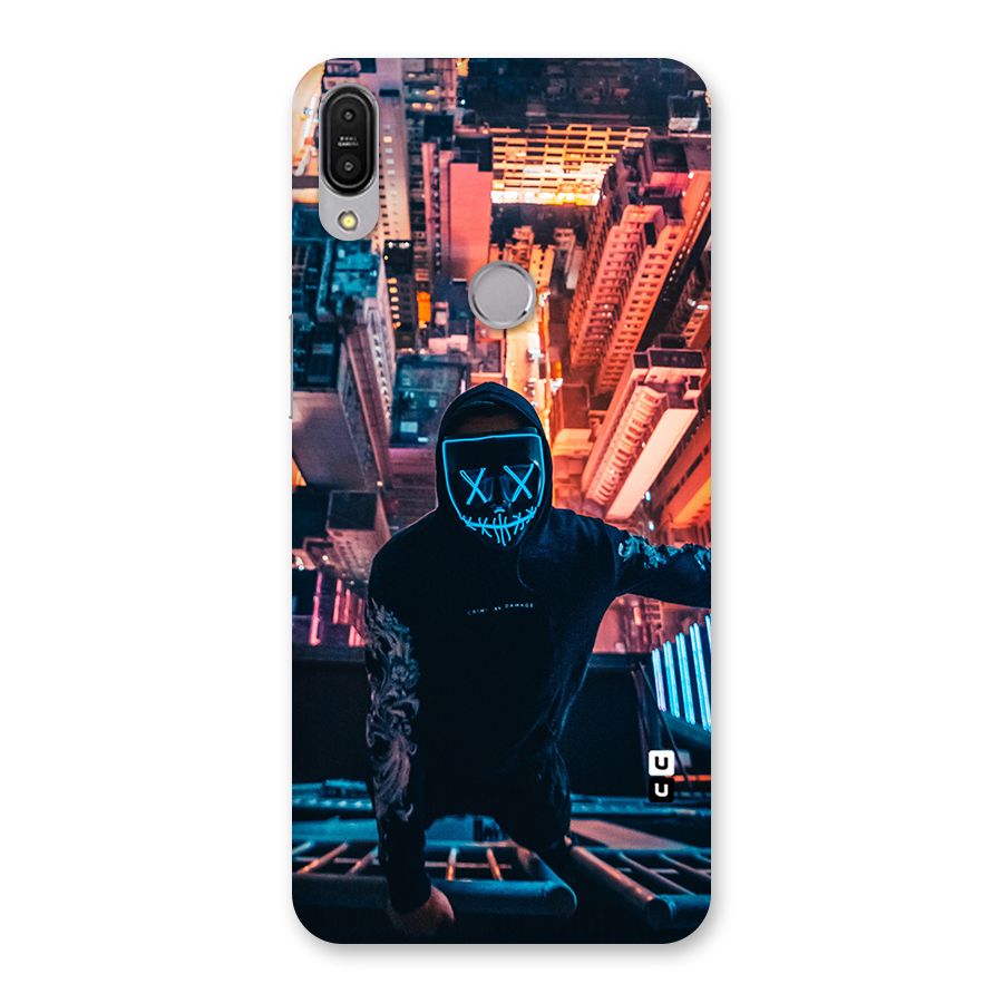 Mask Guy Climbing Building Back Case for Zenfone Max Pro M1
