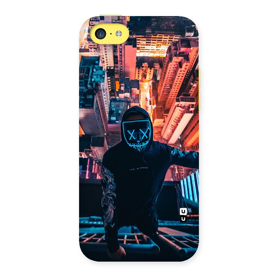 Mask Guy Climbing Building Back Case for iPhone 5C