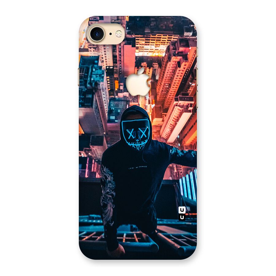 Mask Guy Climbing Building Back Case for iPhone 7 Apple Cut