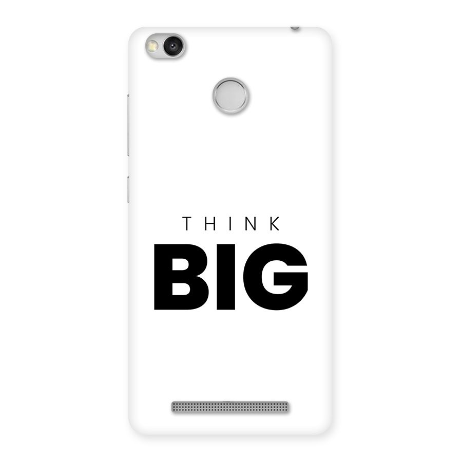 Massive Thought Back Case for Redmi 3S Prime
