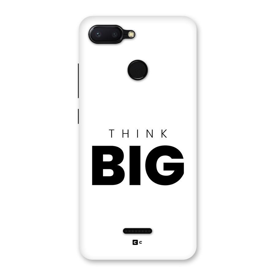 Massive Thought Back Case for Redmi 6