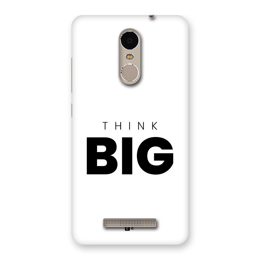 Massive Thought Back Case for Redmi Note 3