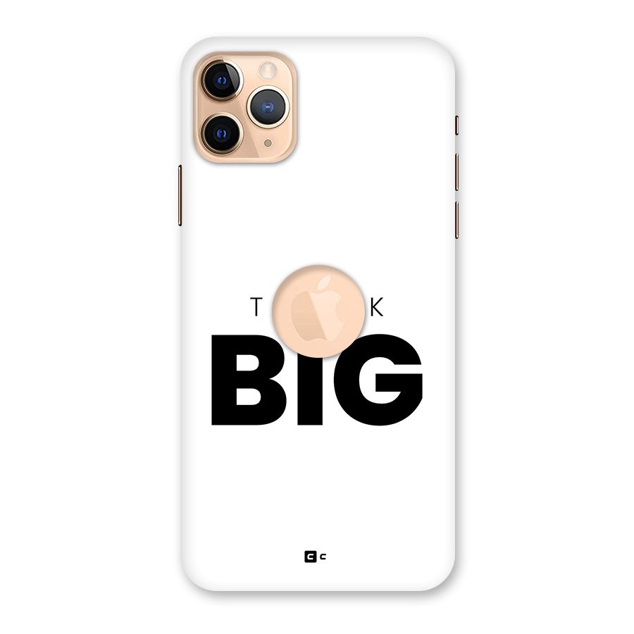 Massive Thought Back Case for iPhone 11 Pro Max Logo Cut