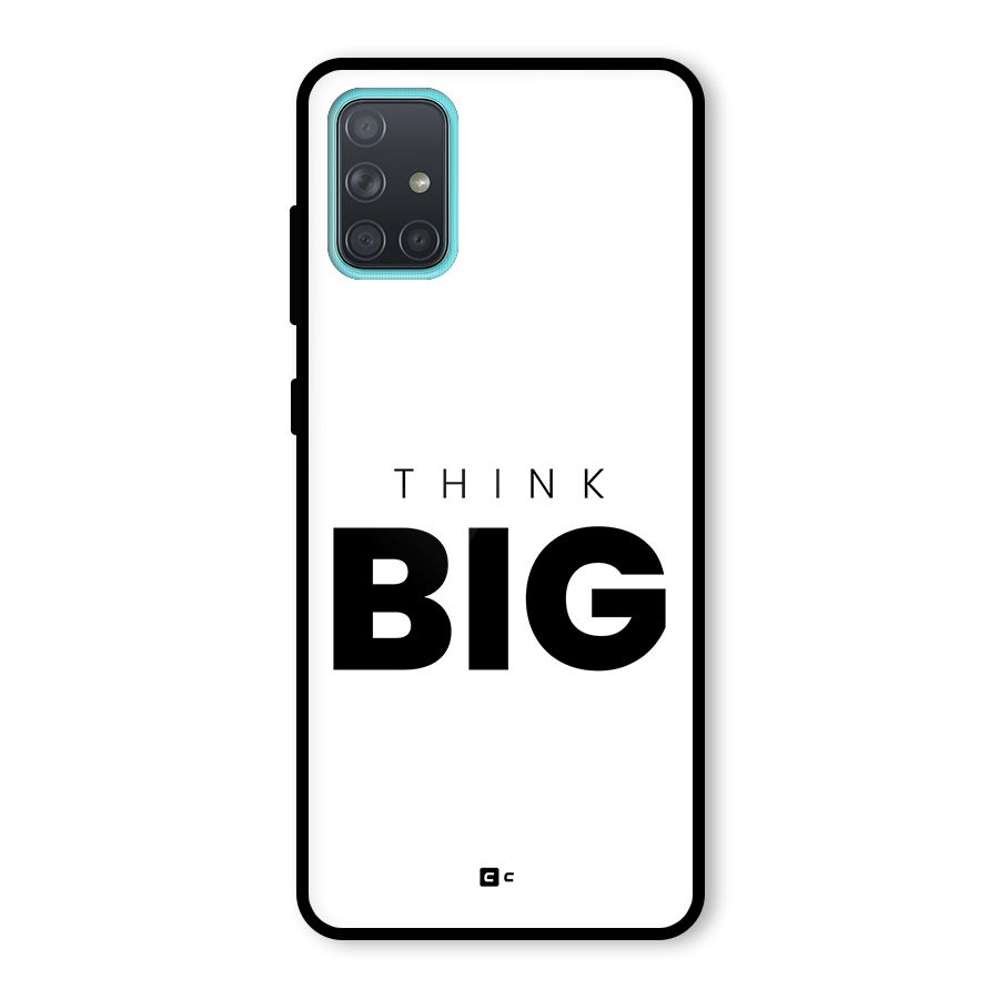 Massive Thought Glass Back Case for Galaxy A71