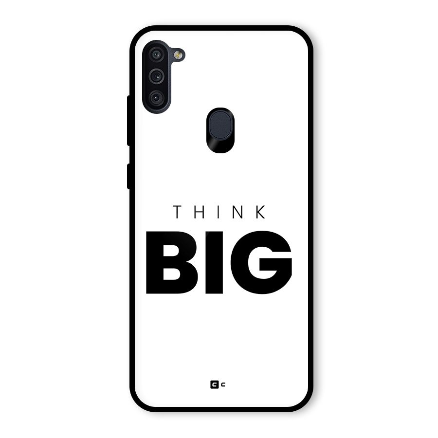 Massive Thought Glass Back Case for Galaxy M11