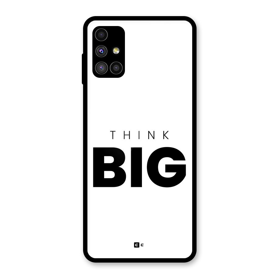 Massive Thought Glass Back Case for Galaxy M51