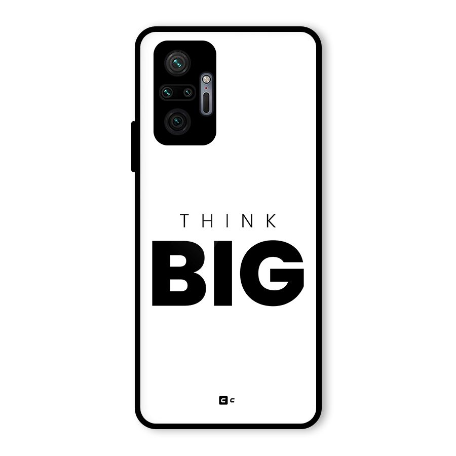 Massive Thought Glass Back Case for Redmi Note 10 Pro