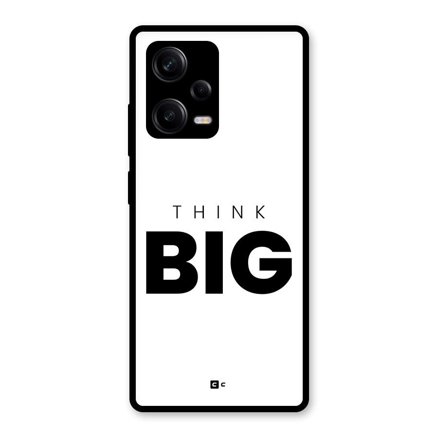 Massive Thought Glass Back Case for Redmi Note 12 Pro