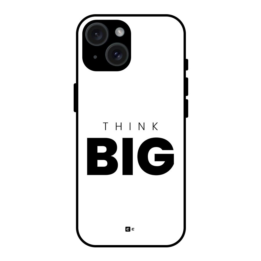 Massive Thought Glass Back Case for iPhone 15