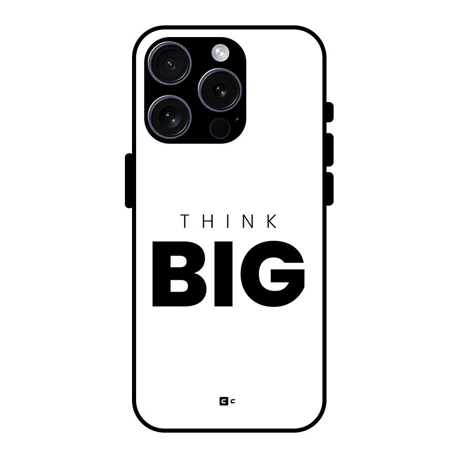 Massive Thought Glass Back Case for iPhone 15 Pro